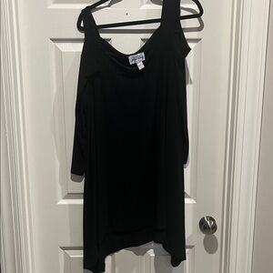 Joseph Ribkoff Black Asymmetrical Blouse